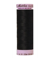 Spool of dark grey black coloured cotton thread - Deep Well code 1283