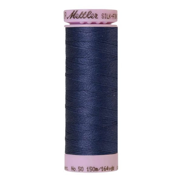 Spool of navy blue coloured cotton thread - code 1365