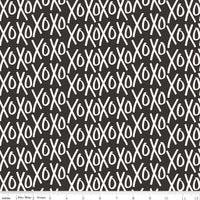 Riley Blake "Yes Please" Quilting Fabric - White on Black