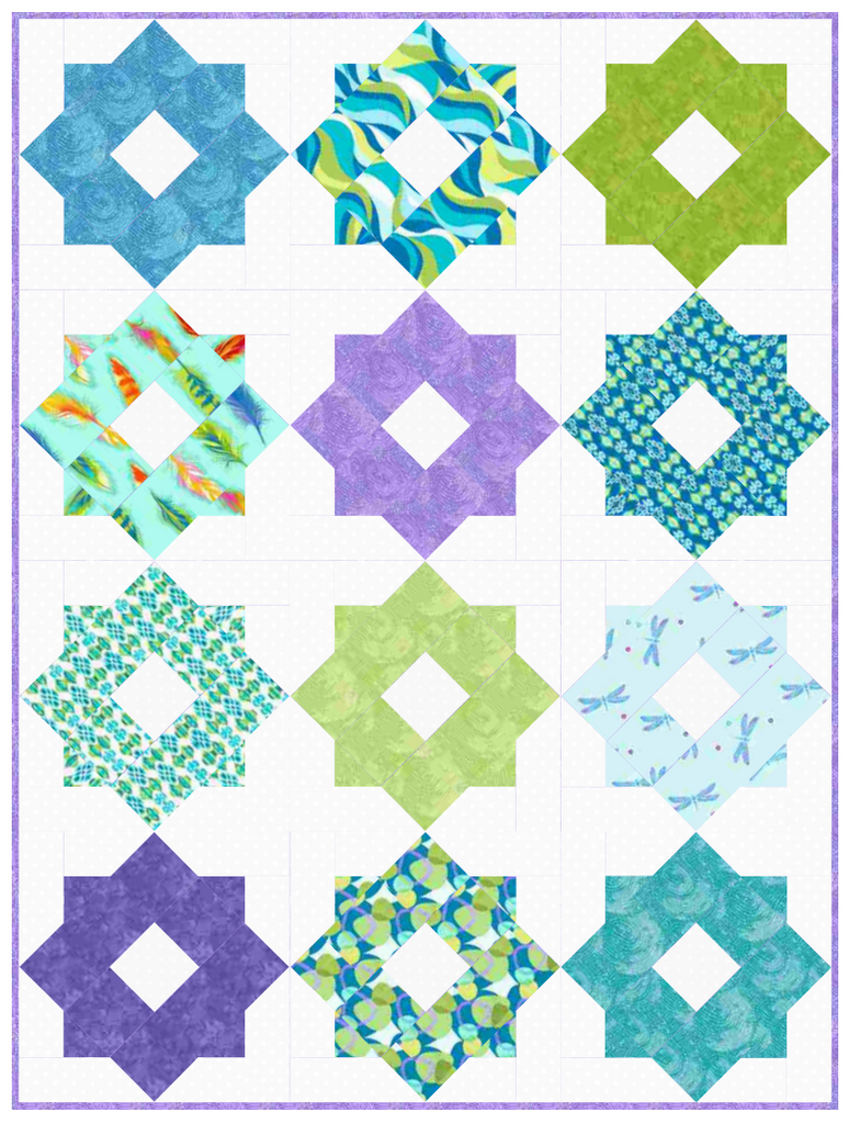 Free Quilt Pattern - Garden Delight from Michael Miller fabrics