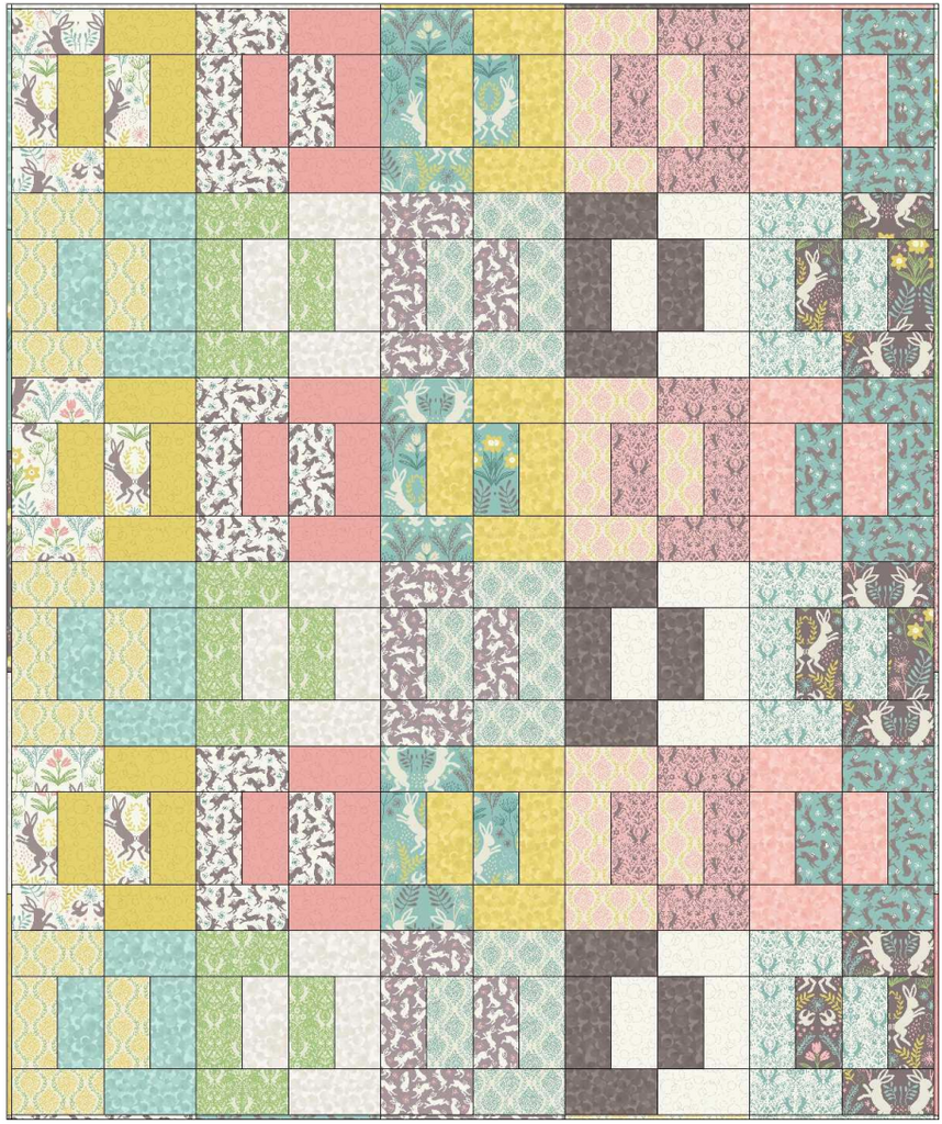 Quilt Patter: Spring Hare Quilt