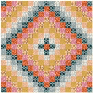 Free Quilt Pattern - Bullseye Quilt from Moda