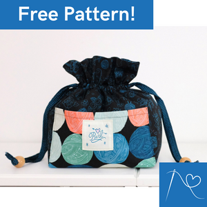 Make this gorgeous Purl Project Bag from Moda