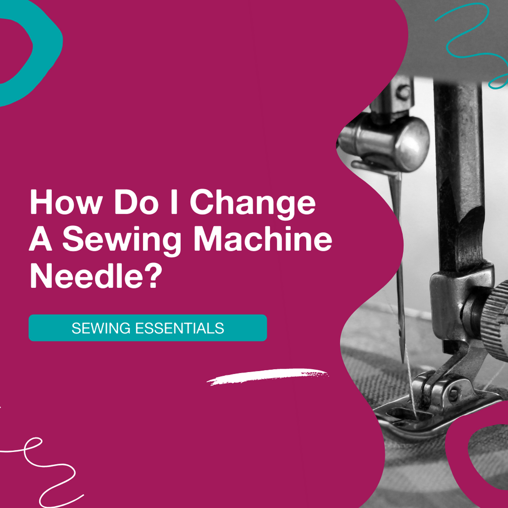 How do I change a sewing machine needle?