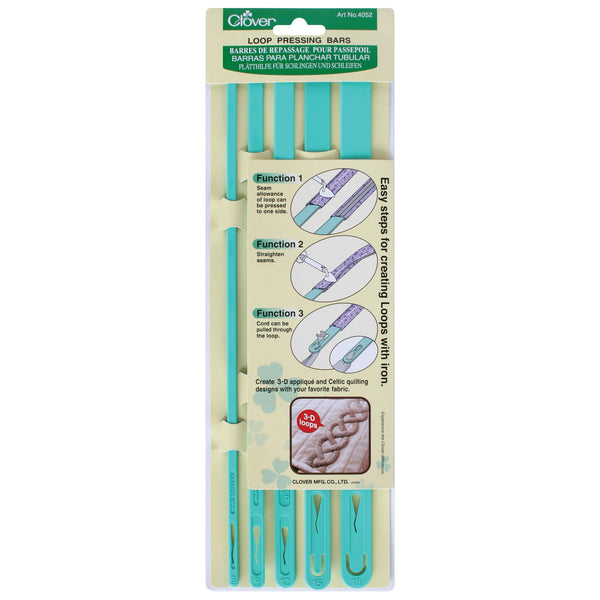 A pack of five green long plastic bars in a cardboard sleeve
