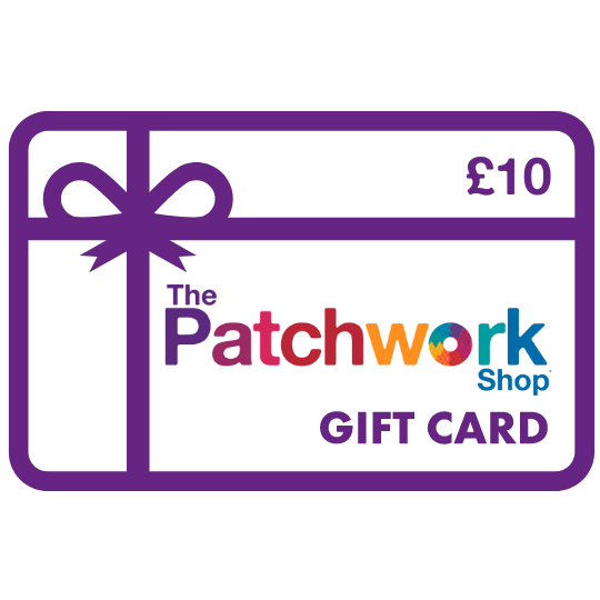 Image of the Patchwork Shop Gift Card with £10 denomination