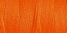 Close-up of bright orange thread 