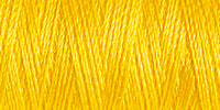 Spool of rayon embroidery thread in a sunflower yellow. Code 1023.