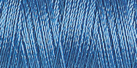 Spool of dark sky blue coloured rayon embroidery thread. Code 1029.