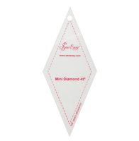 Clear acrylic 45 degree diamond template