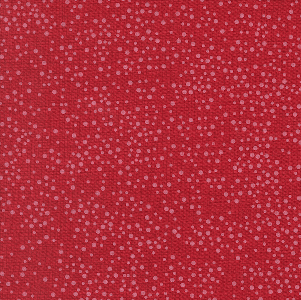 Moda Dotty Thatched - Scarlet (price per 0.5m)