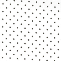 White with small black dots quilting fabric