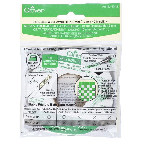 Clover Fusible Tape 10mm x 12m