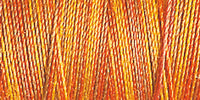 Spool of variegated yellow and orange 30 weight cotton quilting thread - code 4004