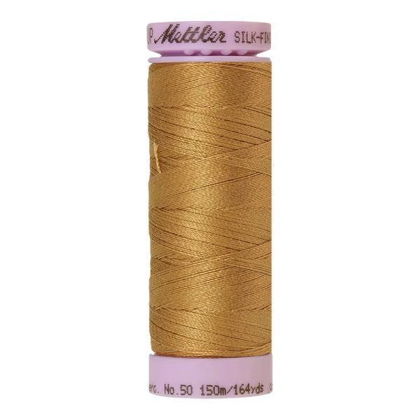 Spool of dark mustard yellow coloured cotton thread - Sisal code 0261