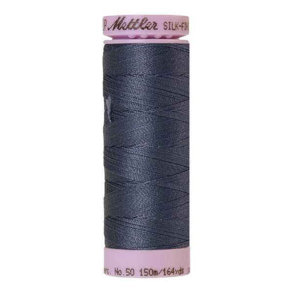 Spool of dark grey blue coloured cotton thread - code 0311