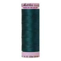 Spool of dark green coloured cotton thread - Spruce code 0314