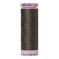 Spool of dark grey-brown coloured cotton thread - Dark Charcoal code 0416