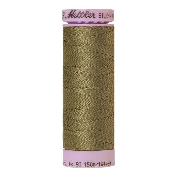 Spool of olive green coloured cotton thread - Olive Drab code 0420