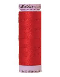 Spool of Mettler Silk Finished Cotton Thread in colour Wildfire 0501