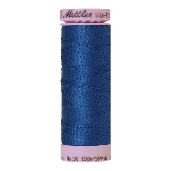 Spool of snorkel blue coloured cotton thread - code 0697