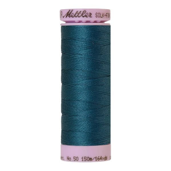 Spool of dark teal coloured cotton thread - Mallard code 0761