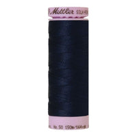 Spool of dark navy blue coloured cotton thread - code 0805