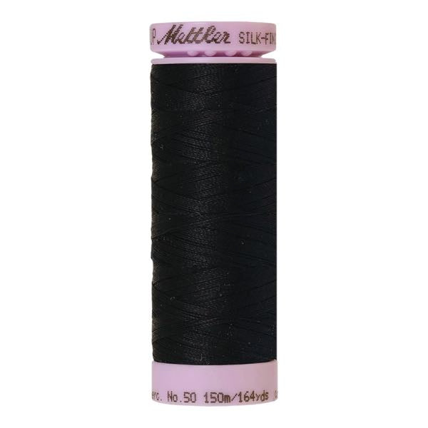 Spool of very dark space blue coloured cotton thread - code 0954