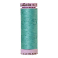Spool of aqua blue coloured cotton thread - Deep Aqua code 1091