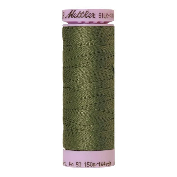 Spool of green cotton thread - Seagrass code 1210
