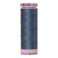 Spool of dark grey blue coloured cotton thread - Stormy Sky code 1275