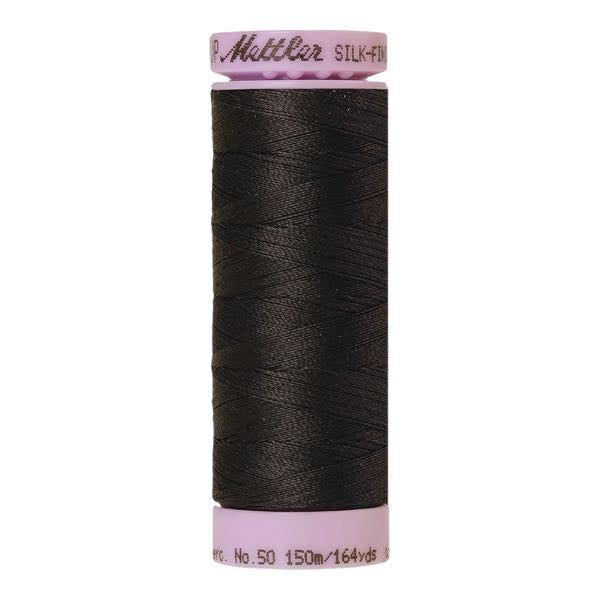 Spool of dark grey coloured cotton thread - Charcoal code 1282