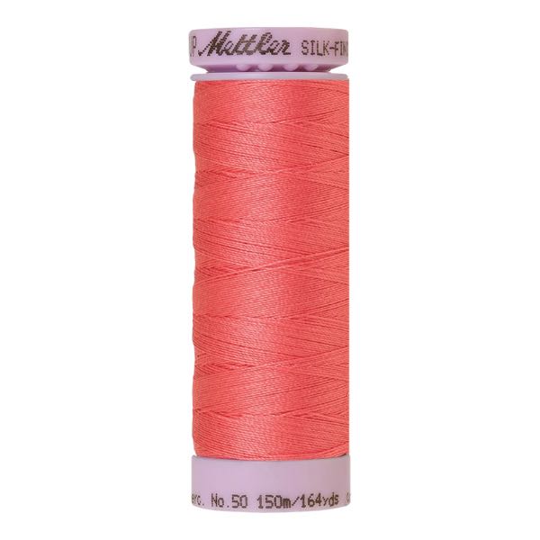 Spool of Mettler Silk Finished Cotton Thread in colour Persimonn 1402