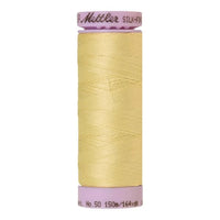 Mettler Silk Finished Cotton Thread 150m 50wt - Lemon Frost 1412