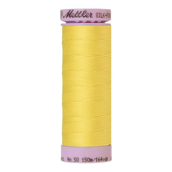 Mettler Silk Finished Cotton Thread 150m 50wt - Lemon Zest 3507