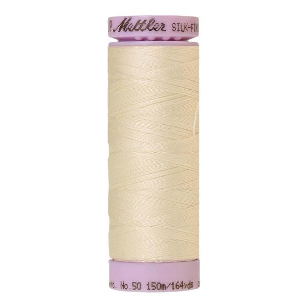 Mettler Silk Finished Cotton Thread 150m 50wt - Antique White 3612