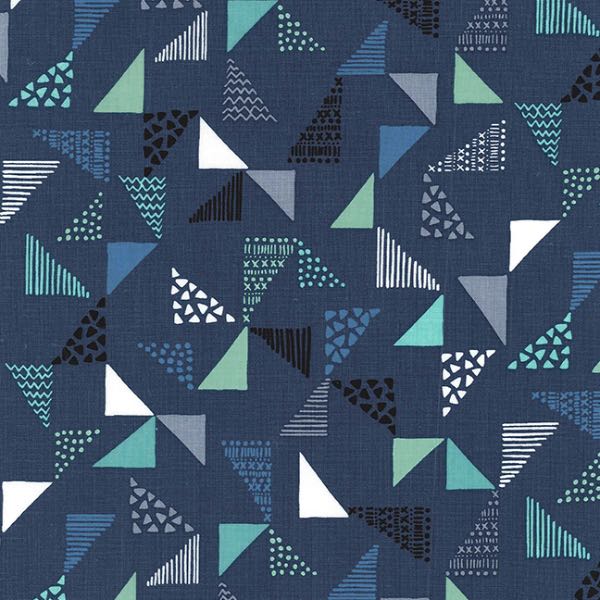 Michael Miller Quilting Fabric - Just Right in Blue