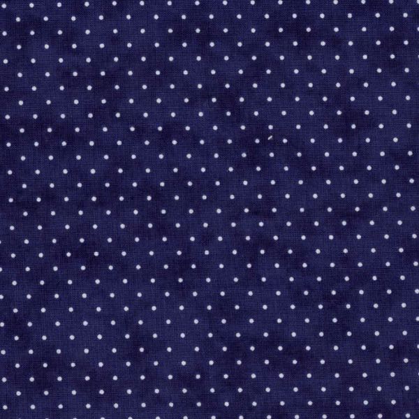 Moda Essential Dots Liberty Blue Quilting Fabric