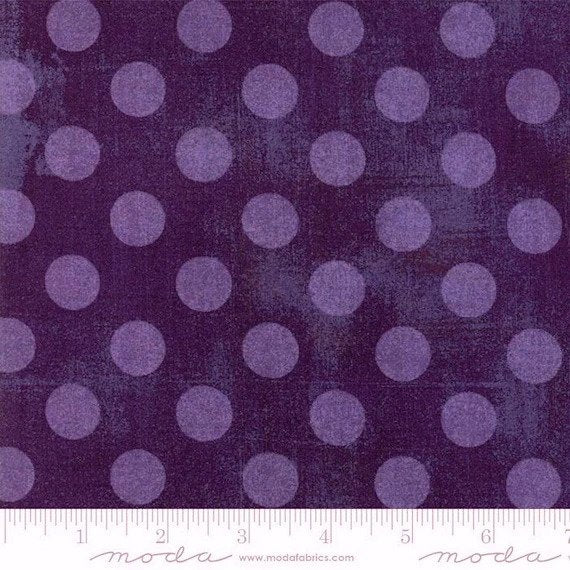 Moda Grunge Hits The Spot Eggplant Quilting Fabric
