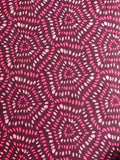 Moda Rosa Quilting Fabric - Burgundy (Price per 0.5m)