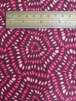 Moda Rosa Quilting Fabric - Burgundy (Price per 0.5m)