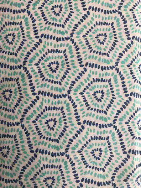 Moda Rosa Quilting Fabric - Blue on White