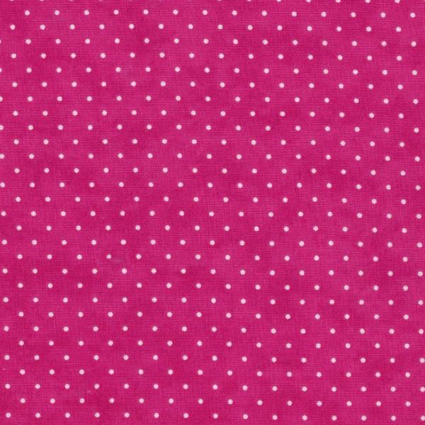 Moda Essential Dots Hot Pink Quilting Fabric