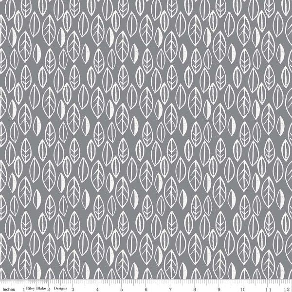 Riley Blake "Curiosities" Quilting Fabric - Grey