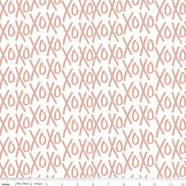 Riley Blake "Yes Please" Quilting Fabric - Gold on Cream