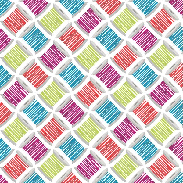 Sew Much Fun Quilting Fabric - Cotton Reels