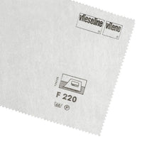 A sample of Vleiseline white medium weight iron on interfacing code F220